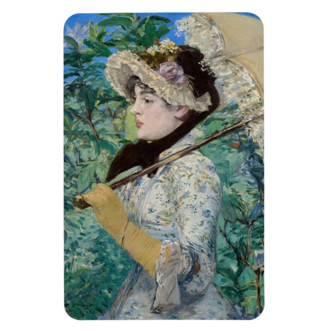 Edouard Manet - Jeanne / Spring Magnet (Vertical)