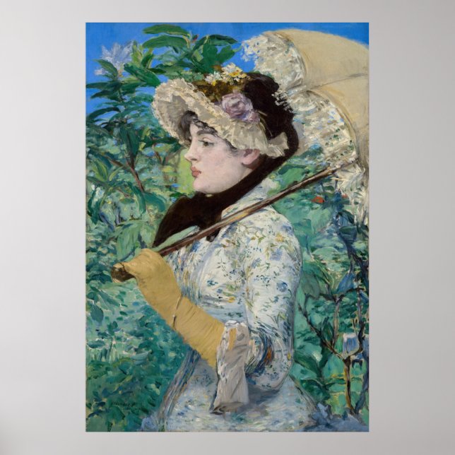 Edouard Manet - Jeanne / Spring Poster (Front)