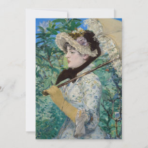 Edouard Manet - Jeanne / Spring Thank You Card
