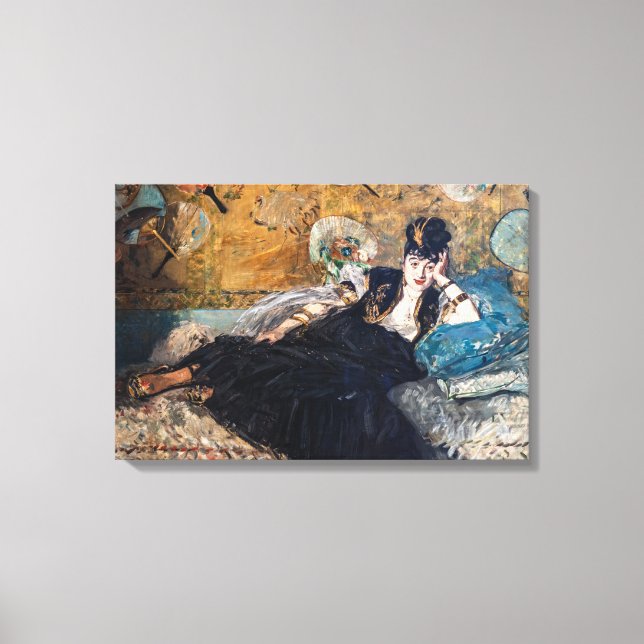 Edouard Manet - Lady with Fans Canvas Print (Front)