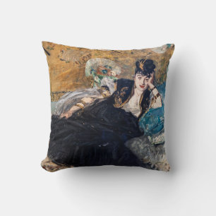 Edouard Manet - Lady with Fans Cushion