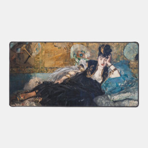 Edouard Manet - Lady with Fans Desk Mat