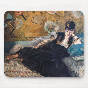 Edouard Manet - Lady with Fans Mouse Mat