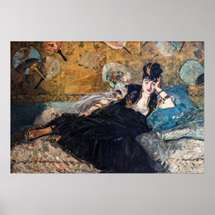 Edouard Manet - Lady with Fans Poster