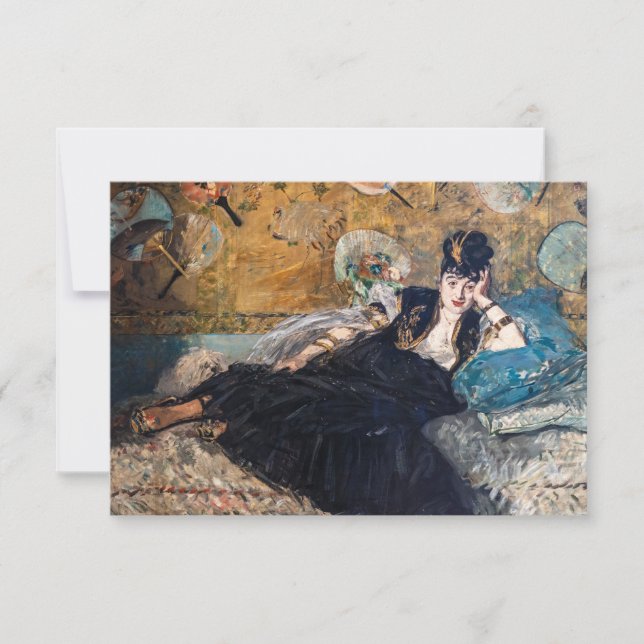 Edouard Manet - Lady with Fans Thank You Card (Front)
