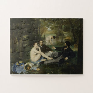 Édouard Manet, Le Déjeuner sur l’herbe, 1863 Jigsaw Puzzle
