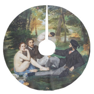 Edouard Manet - Luncheon on the Grass Brushed Polyester Tree Skirt