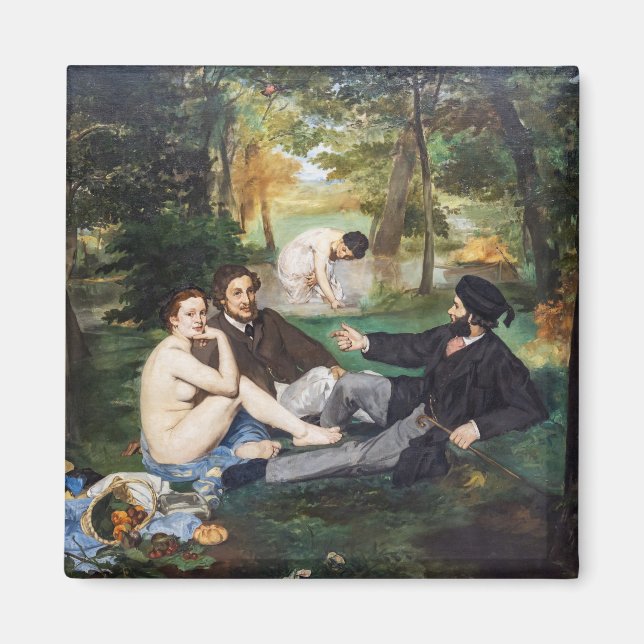 Edouard Manet - Luncheon on the Grass Magnet (Front)