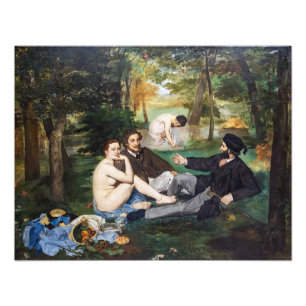 Edouard Manet - Luncheon on the Grass Photo Print