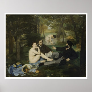 Edouard Manet - Luncheon on the Grass Poster