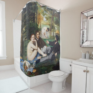 Edouard Manet - Luncheon on the Grass Shower Curtain