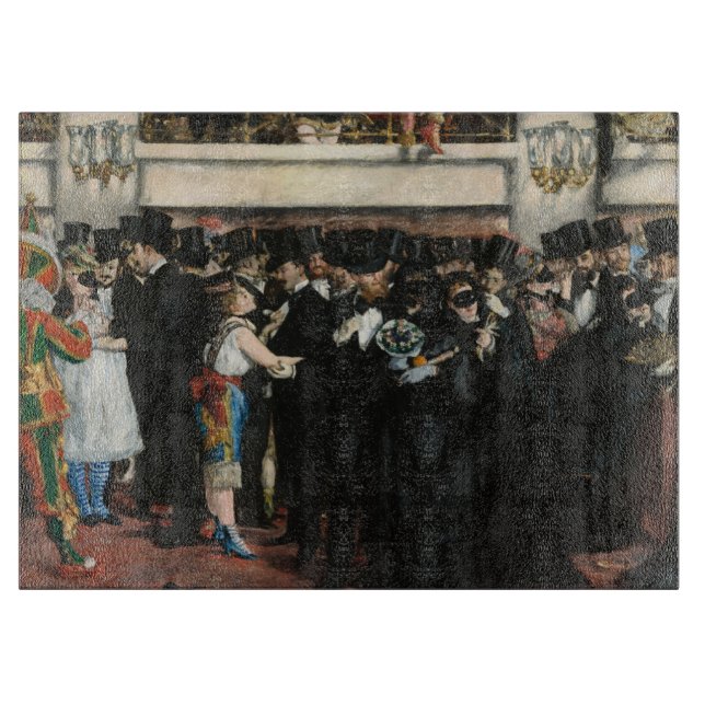 Edouard Manet - Masked Ball at the Opera Cutting Board (Front)