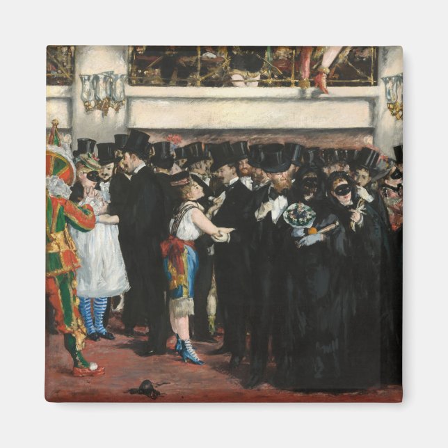Edouard Manet - Masked Ball at the Opera Magnet (Front)