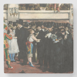 Edouard Manet - Masked Ball at the Opera Stone Coaster