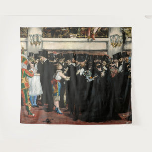 Edouard Manet - Masked Ball at the Opera Tapestry