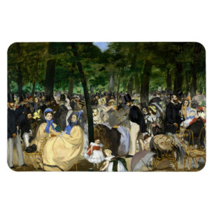 Edouard Manet - Music in the Tuileries Gardens Magnet
