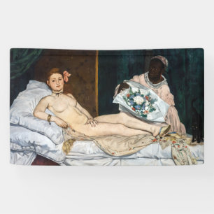 Edouard Manet - Olympia Banner