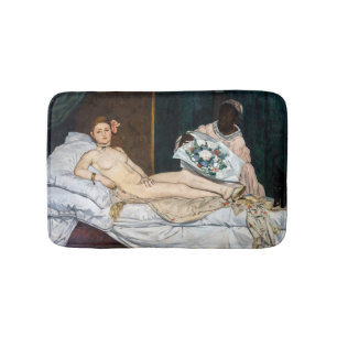 Edouard Manet - Olympia Bath Mat