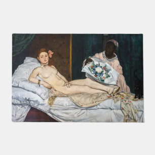 Edouard Manet - Olympia Doormat
