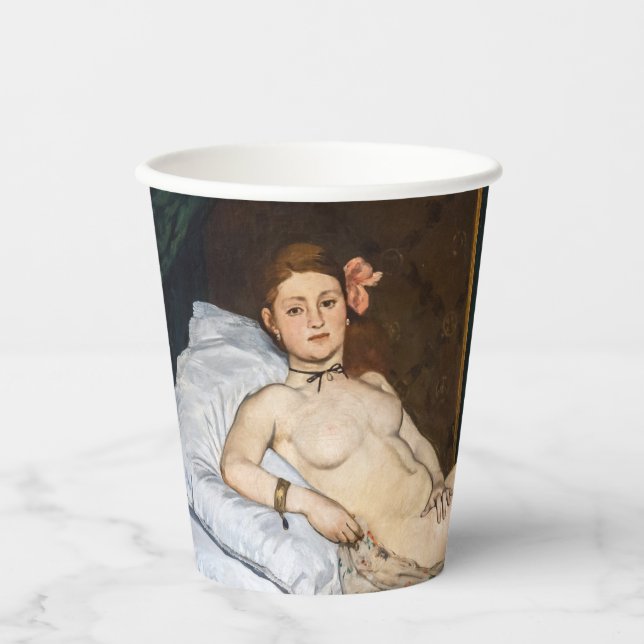Edouard Manet - Olympia Paper Cups (Front)