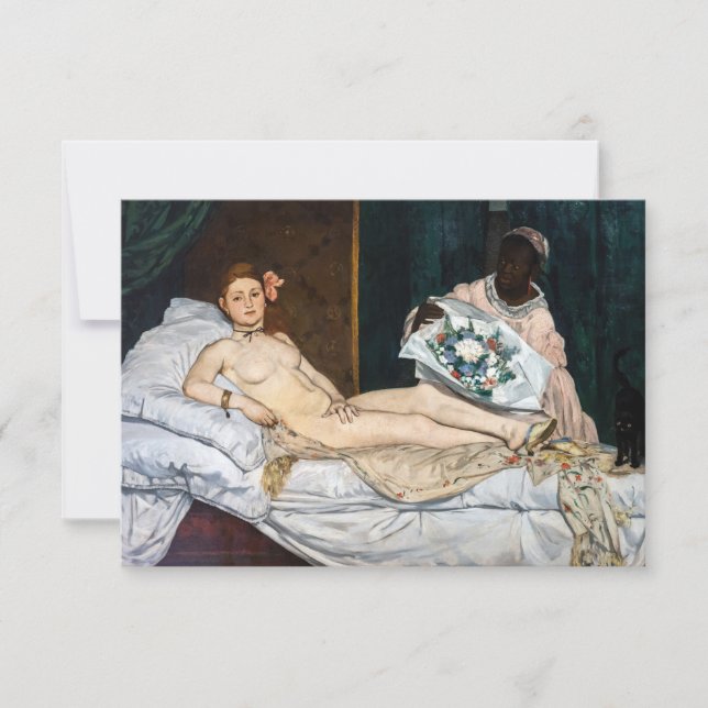 Edouard Manet - Olympia Thank You Card (Front)