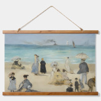 Edouard Manet - On the Beach, Boulogne-sur-Mer
