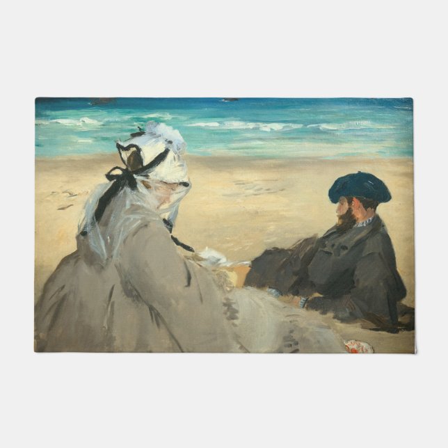 Edouard Manet - On the Beach Doormat (Front)