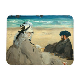 Edouard Manet - On the Beach Magnet