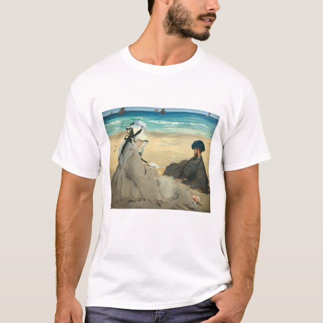 Edouard Manet - On the Beach T-Shirt (Front)