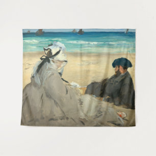 Edouard Manet - On the Beach Tapestry