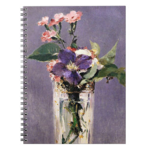 Edouard Manet - Pinks and Clematis, Notebook