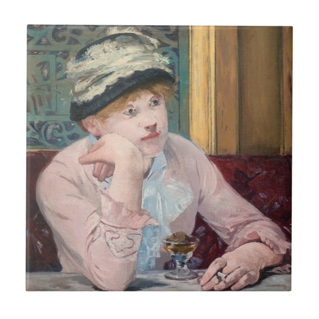 Edouard Manet - Plum Brandy Tile (Front)