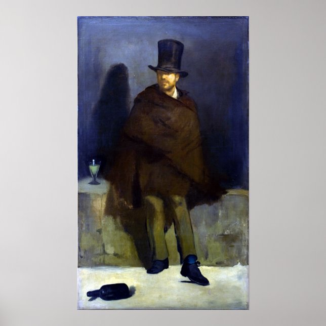 Edouard Manet The Absinthe Drinker Poster (Front)