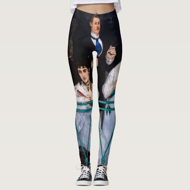 Edouard Manet - The Balcony / Le Balcon Leggings (Front)