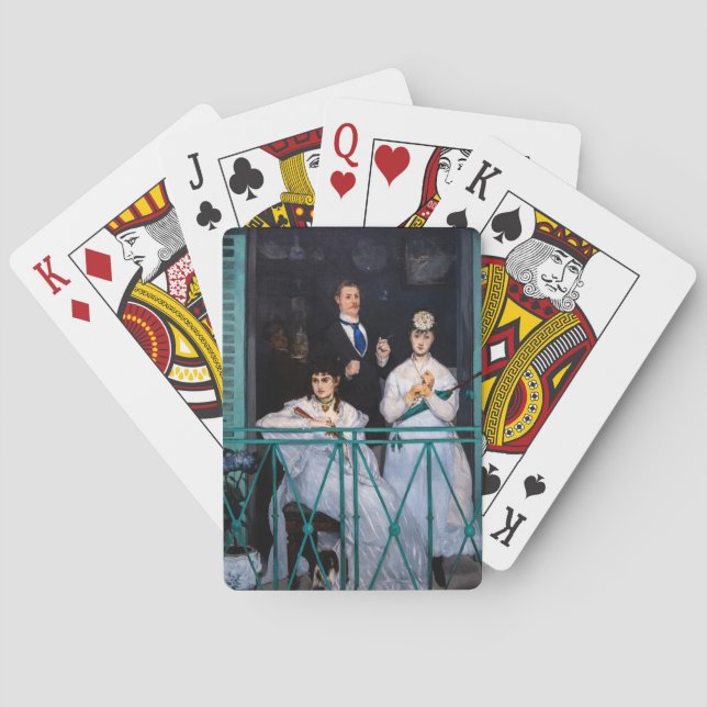 Edouard Manet - The Balcony / Le Balcon Playing Cards (Back)