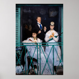 Edouard Manet - The Balcony / Le Balcon Poster