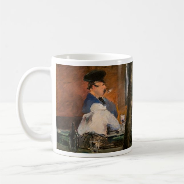 Edouard Manet - The Bar, Le Bouchon Coffee Mug (Left)