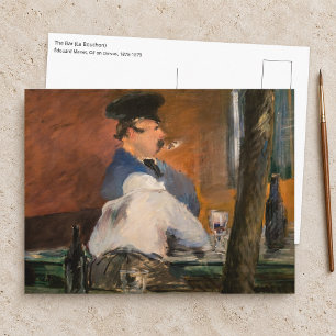 Edouard Manet - The Bar, Le Bouchon Postcard