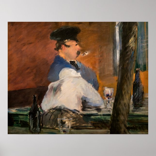Edouard Manet - The Bar, Le Bouchon Poster (Front)