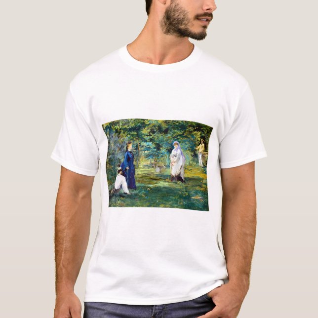 Edouard Manet The Croquet Game T-Shirt (Front)