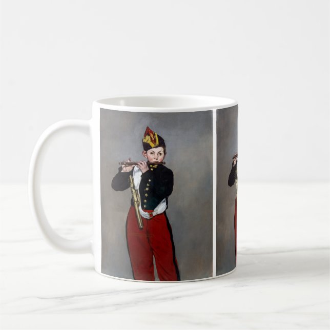 Edouard Manet - The Fifer / Young Flautist Coffee Mug (Left)