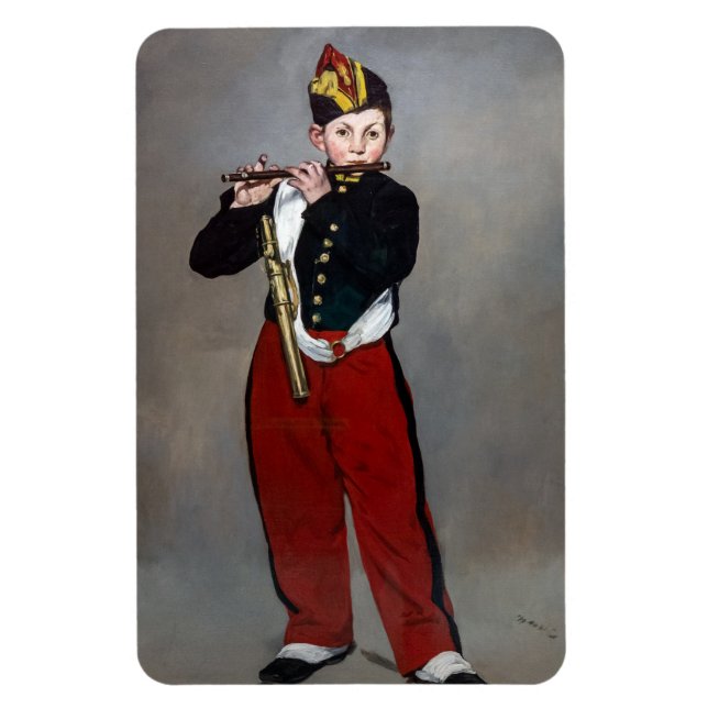 Edouard Manet - The Fifer / Young Flautist Magnet (Vertical)