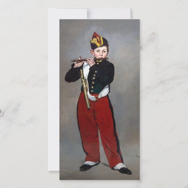 Edouard Manet - The Fifer / Young Flautist Thank You Card (Front)