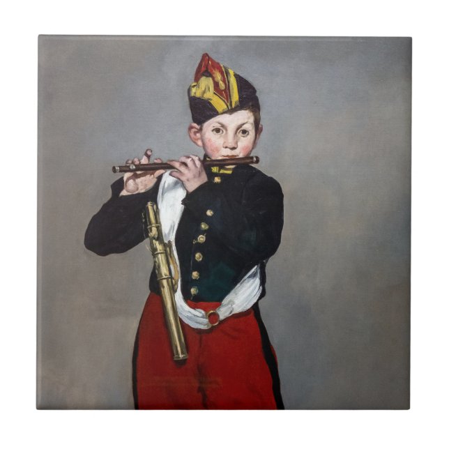 Edouard Manet - The Fifer / Young Flautist Tile (Front)