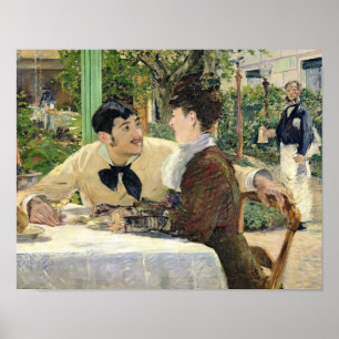 Edouard Manet - The Garden of Pere Lathuille Poster