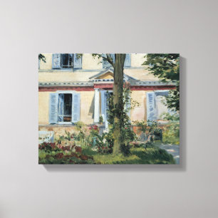 Edouard Manet - The House at Rueil Canvas Print