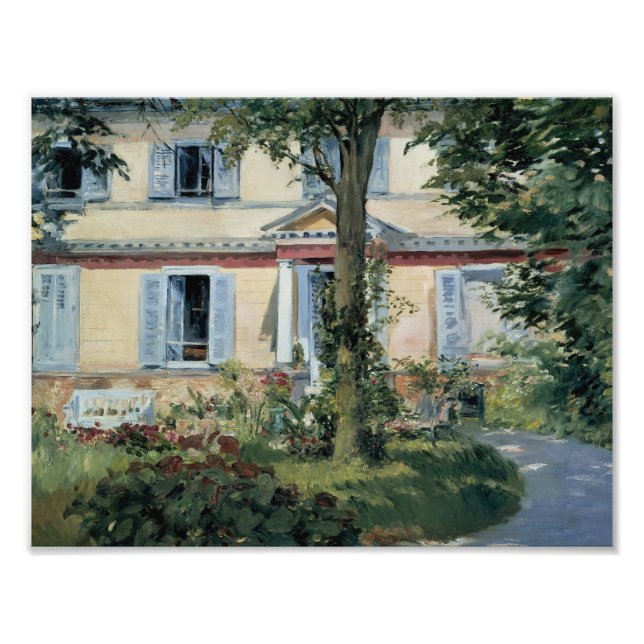Edouard Manet - The House at Rueil Photo Print (Front)