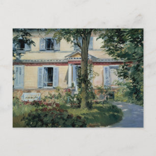 Edouard Manet - The House at Rueil Postcard