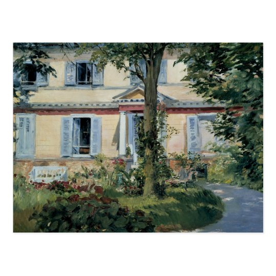Edouard Manet - The House at Rueil Postcard