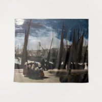 Edouard Manet - The Port of Boulogne by Moonlight